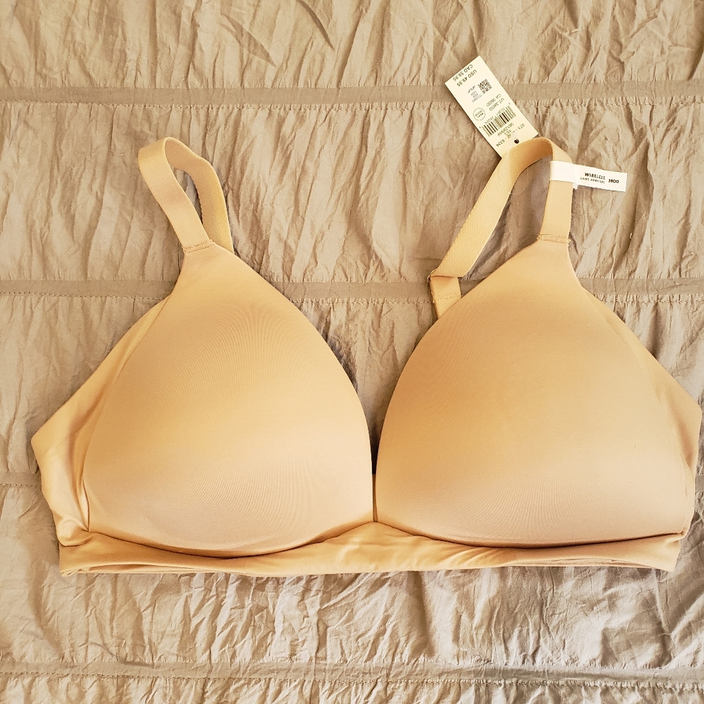 Aerie Wireless Nude Bra 38DD NWT